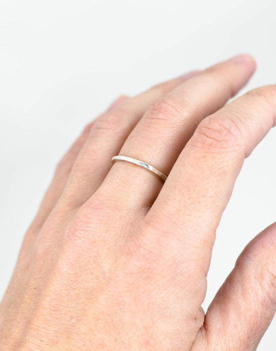 Recycled Silver Stacking Ring