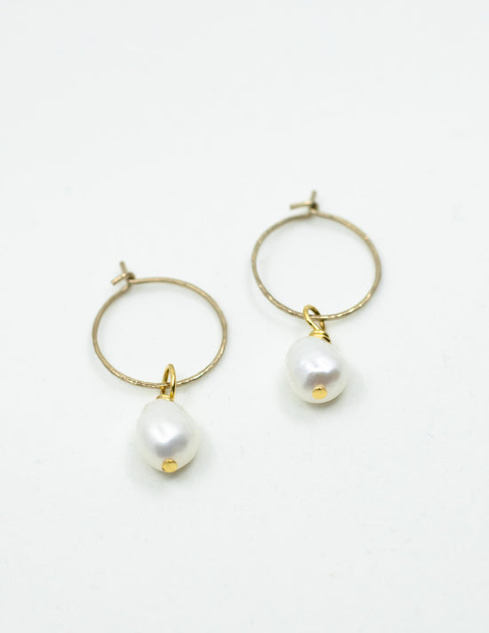 Pearl Hoops